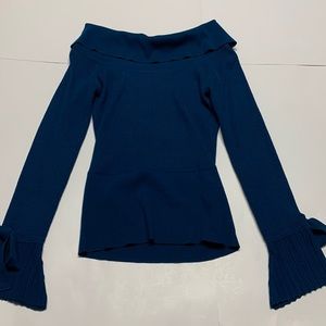 New York and Company Teal Sweater